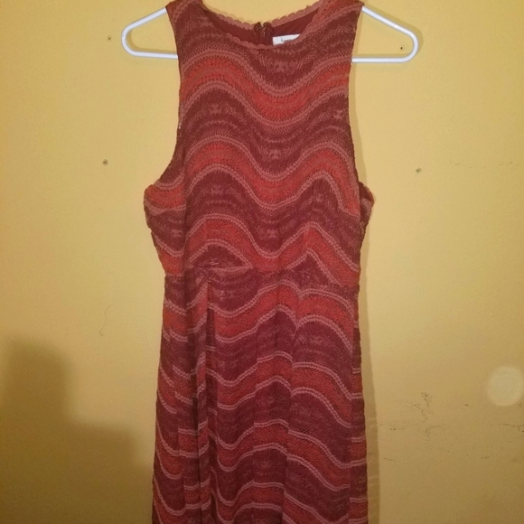XL Francesca's Lace Skater Dress - Picture 1 of 5